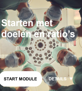 Starten met doelen en ratio's